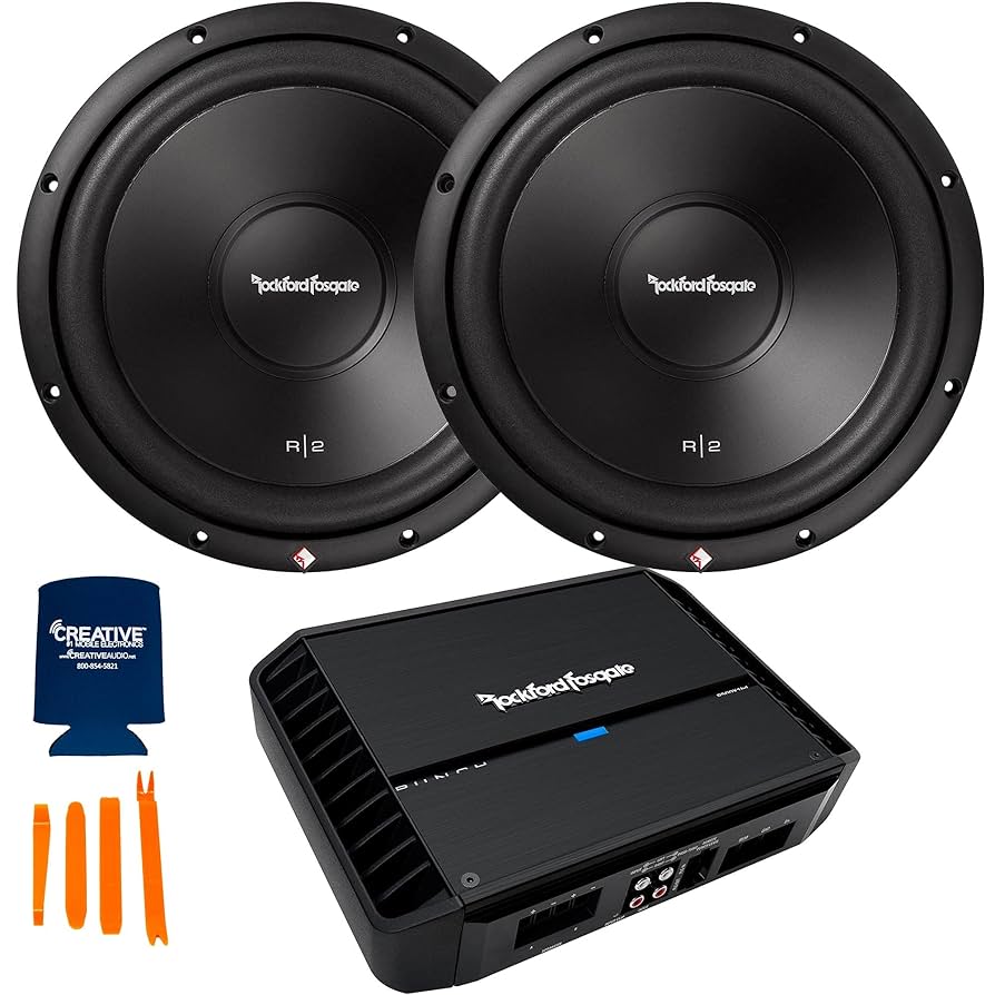 Rockford Fosgate 12インチウーファー 2個セット Amazon.co.jp: 2)ROCKFORD FOSGATE P1S2-12 12インチ 1000W 2